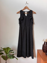 Load image into Gallery viewer, Vero Moda Black Polka Dot Midi Dress
