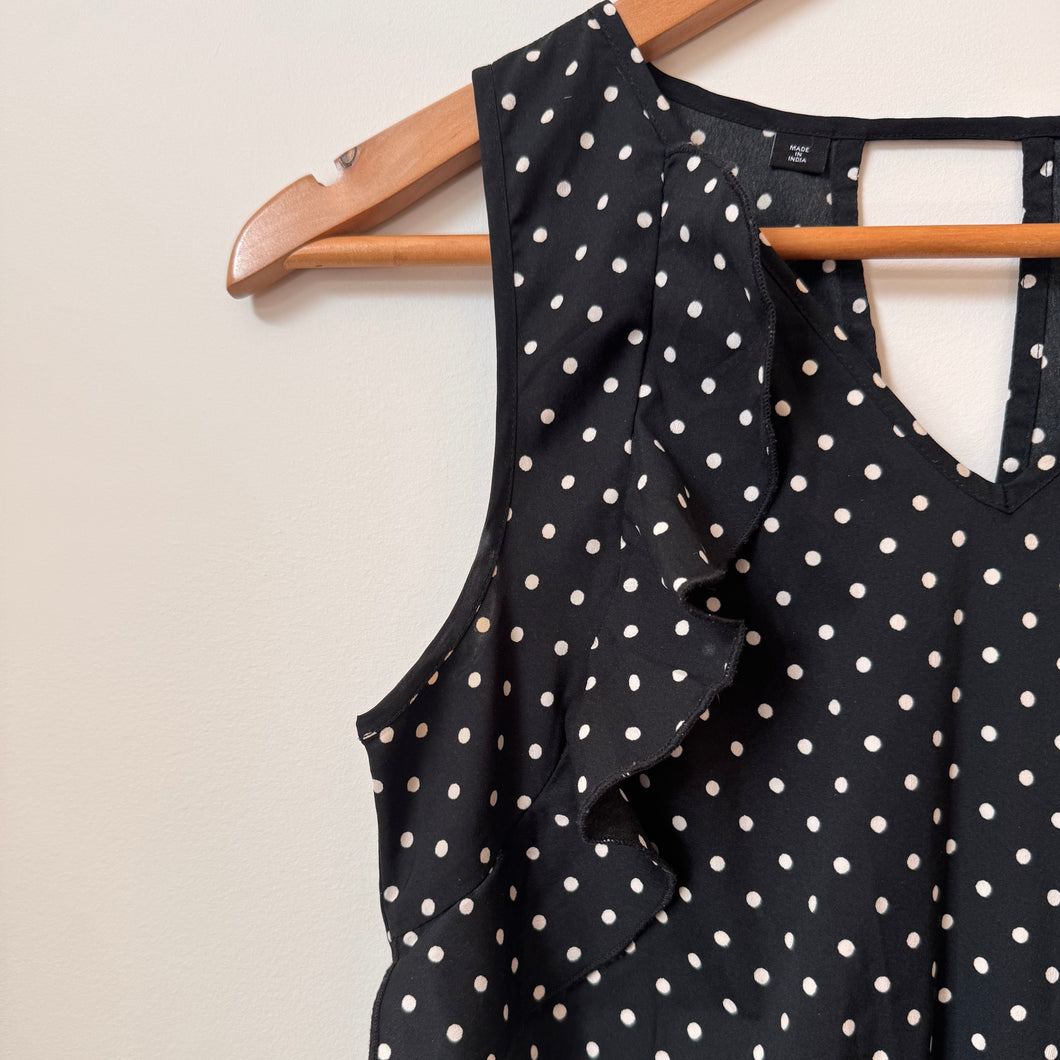Vero Moda Black Polka Dot Midi Dress